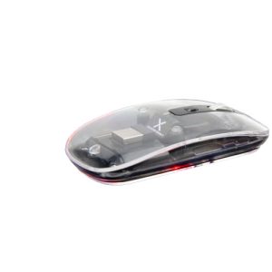 Ratón inalámbrico transparente multimodo Bluetooth® de 2,4 GHz SCX.design O24