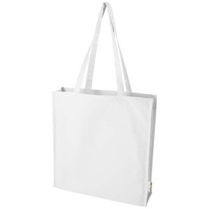 Bolsa Tote algodón reciclado 100% GRS con refuerzos de 270 g/m² Florida 14L