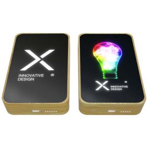 Batería externa de bambú de 10 000 mAh SCX.design P27MagSafe