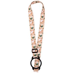 Cordón de sublimación Lior RPET con pulsera de silicona